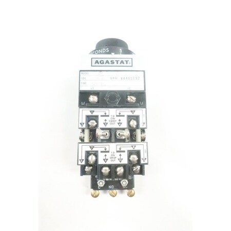 Agastat 5-50Sec 120V-AC Time Delay Relay 7024AD